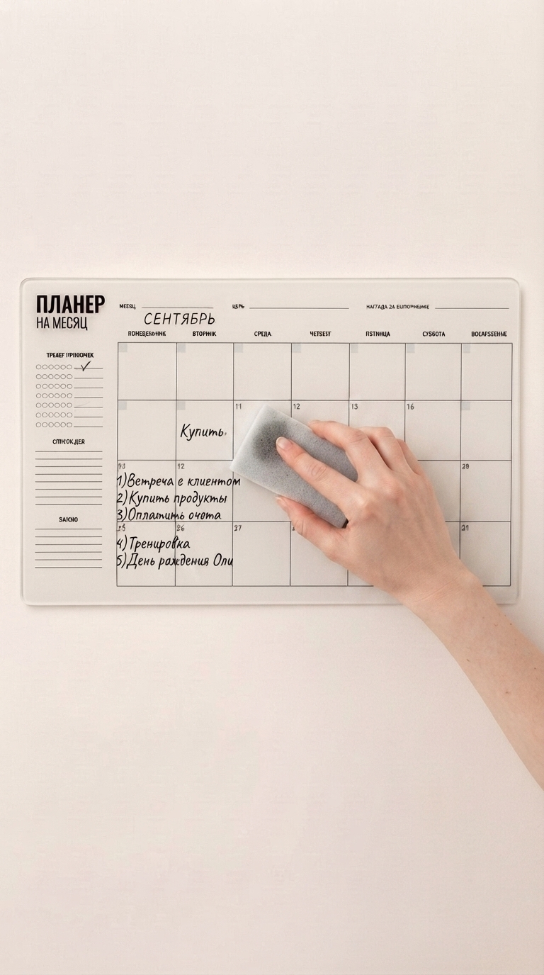 Записи маркером на планере